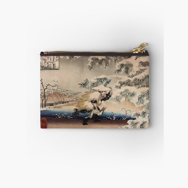 Item preview, Moso Seeking Bamboo Shoots in Snow - Vintage Japanese Woodblock Print designed and sold by Open Canvas.