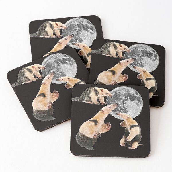 Item preview, Three Tamandua Retro Graphic, Vintage Anteater Moon, Funny Animal, Wildlife Graphic, Unique Nature Gift designed and sold by DesignDenDo ⭐⭐⭐⭐⭐.