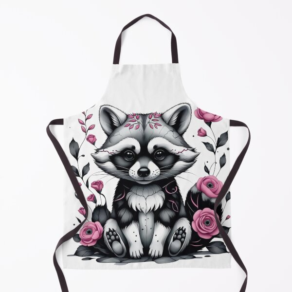 Item preview, Cute Raccoon with Ink Splash designed and sold by WhereHopeBlooms.