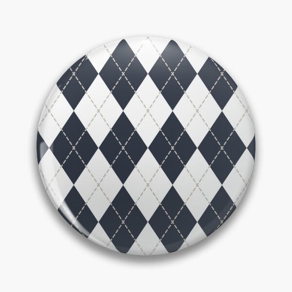 Item preview, Navy Diamond Argyle Pattern designed and sold by caladayart.