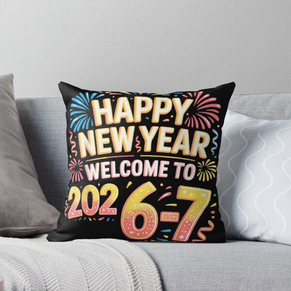Item preview, Colorful Happy New Year Celebration Typography With Fireworks Illustration designed and sold by LeonellDavy.