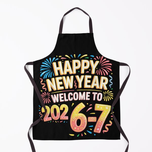 Item preview, Colorful Happy New Year Celebration Typography With Fireworks Illustration designed and sold by LeonellDavy.