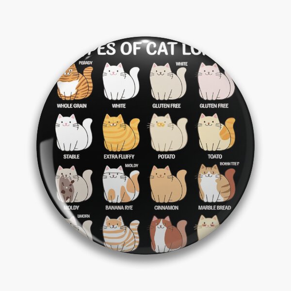 Item preview, Types of Cat Loaf Cute Kitten Kawaii Cats, Cat Lover  designed and sold by RuthGAArt.