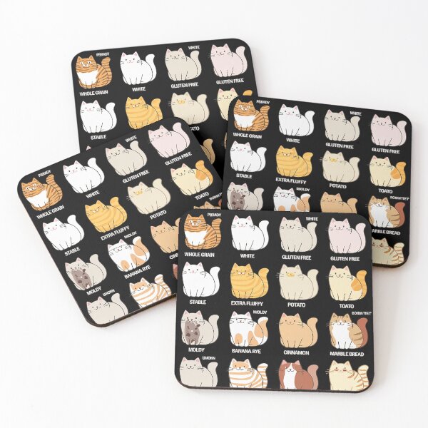 Item preview, Types of Cat Loaf Cute Kitten Kawaii Cats, Cat Lover  designed and sold by RuthGAArt.