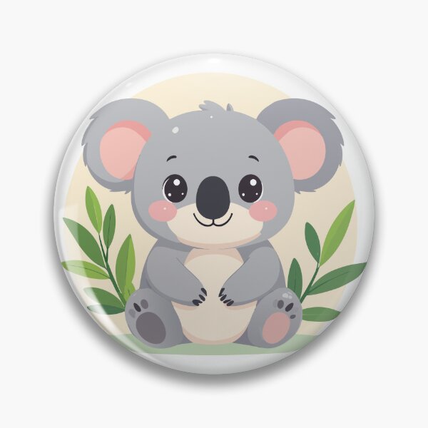 Item preview, Kawaii Koala – Cute Plush Koala Illustration designed and sold by Rocamisetas.