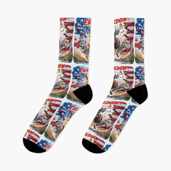 Item preview, Freedom Can’t Be Contained Patriotic Deer Design – America 250th Anniversary designed and sold by HotaruArt.