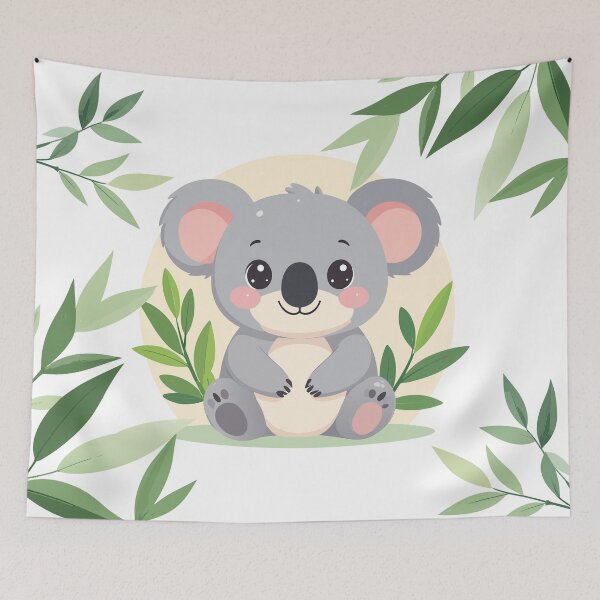 Item preview, Kawaii Koala – Cute Plush Koala Illustration designed and sold by Rocamisetas.