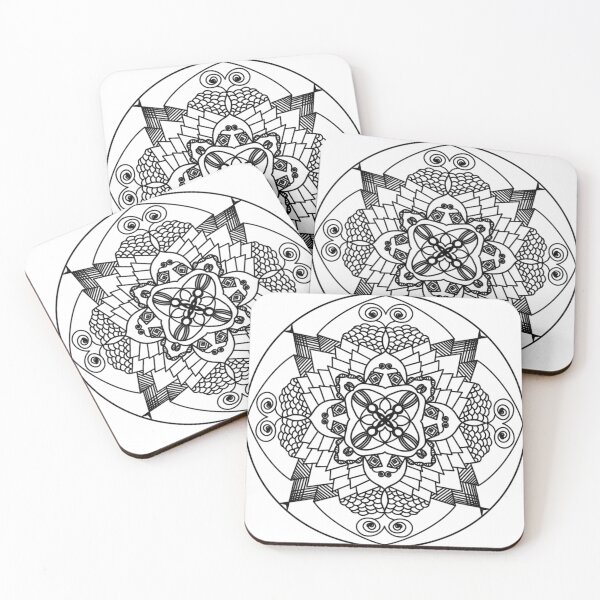 Item preview, Intricate Circle Mandala Line Art designed and sold by AmaiDream.