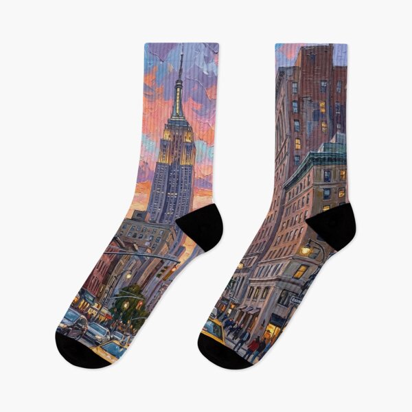 Item preview, New York Energy - Original Oil Painting Cityscape designed and sold by PrintShopGeneva.