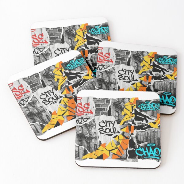Item preview, Urban Collage Street Art designed and sold by VikrantCreative.