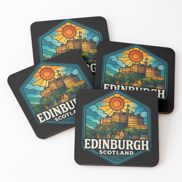 Item preview, Edinburgh Scotland Stained Glass Travel designed and sold by TomFrontierArt.