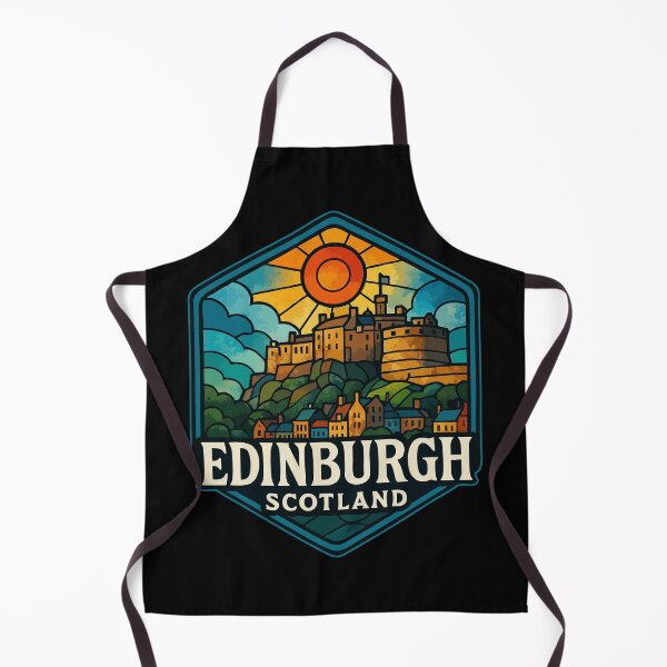 Item preview, Edinburgh Scotland Stained Glass Travel designed and sold by TomFrontierArt.