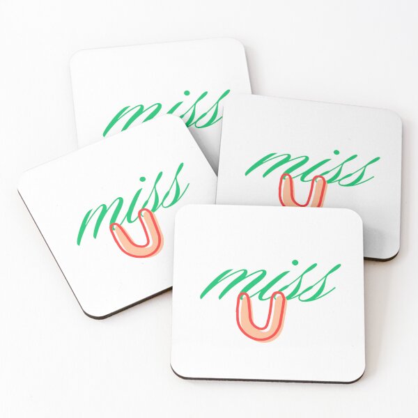 Item preview, “Miss U – Simple Emotional Quote T-Shirt” designed and sold by rsuniquestyle.