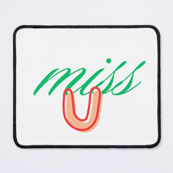 Item preview, “Miss U – Simple Emotional Quote T-Shirt” designed and sold by rsuniquestyle.
