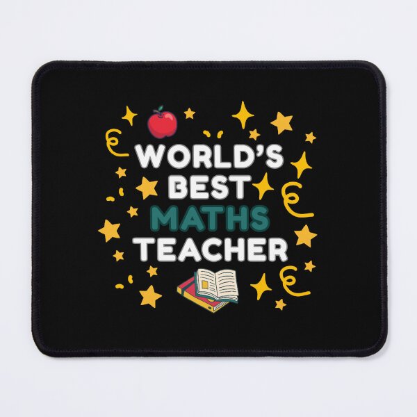 Item preview, World’s Best Maths Teacher designed and sold by DixieGirlStudio.