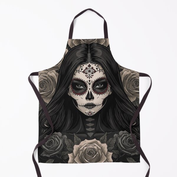 Item preview, La Catrina Portrait designed and sold by WhereHopeBlooms.