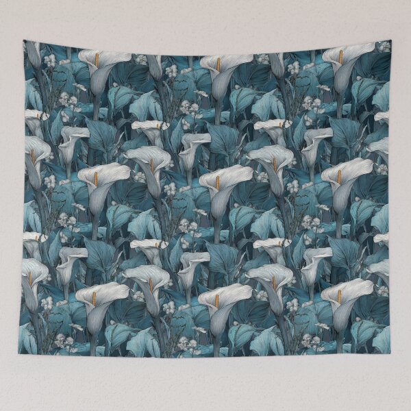 Item preview, Flourishing Calla Lilies Texture  - Botanical Garden Pattern  - Gift Sets For Women designed and sold by RoyalStarsPatts.