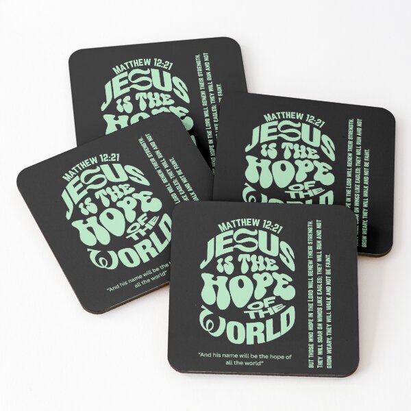 Item preview, Jesus Is The Hope of The World Caligraphy; matthew 12:18-21 designed and sold by LYFSTYLE.GEMS.