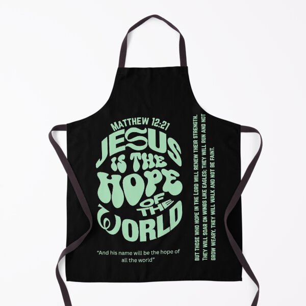 Item preview, Jesus Is The Hope of The World Caligraphy; matthew 12:18-21 designed and sold by LYFSTYLE.GEMS.