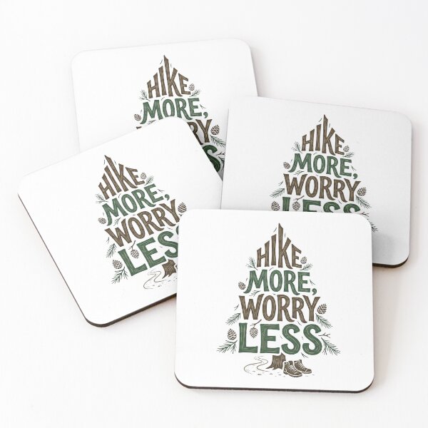 Item preview, Hike More  Worry Less designed and sold by Clifs-Creations.