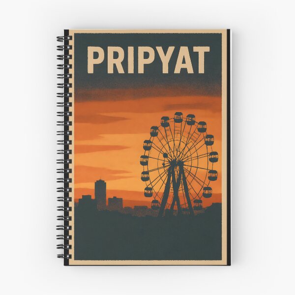 Item preview, Pripyat Sunset Poster - Ferris Wheel Desolation Gradient designed and sold by Cosmopolis.