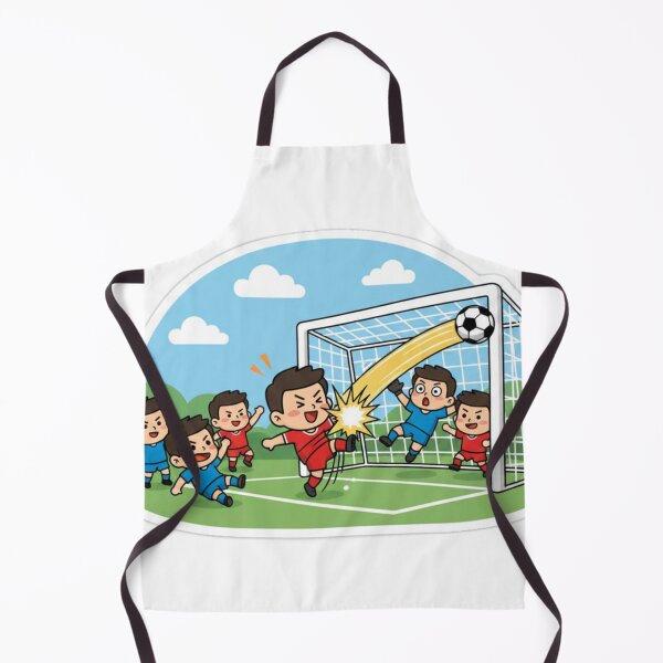 Item preview, Red vs Blue Football Match | Missed Goal Moment Sports Vector Art designed and sold by Fandom Universe.