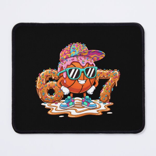 Item preview, 67 Basketball Donut, Funny 6 7 Basketball Donut Character Gift, Colorful Sprinkle Donut Party Graphic Tee for Kids & Adults designed and sold by saloui.