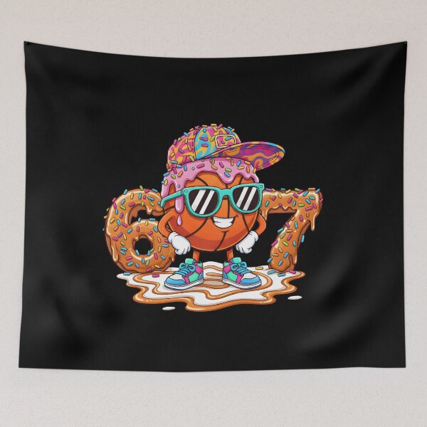 Item preview, 67 Basketball Donut, Funny 6 7 Basketball Donut Character Gift, Colorful Sprinkle Donut Party Graphic Tee for Kids & Adults designed and sold by saloui.