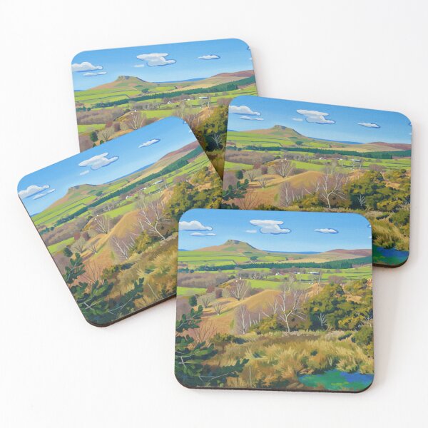 Item preview, Pop Art Roseberry Topping - A Modern Minimalist View designed and sold by VistaPainterArt.