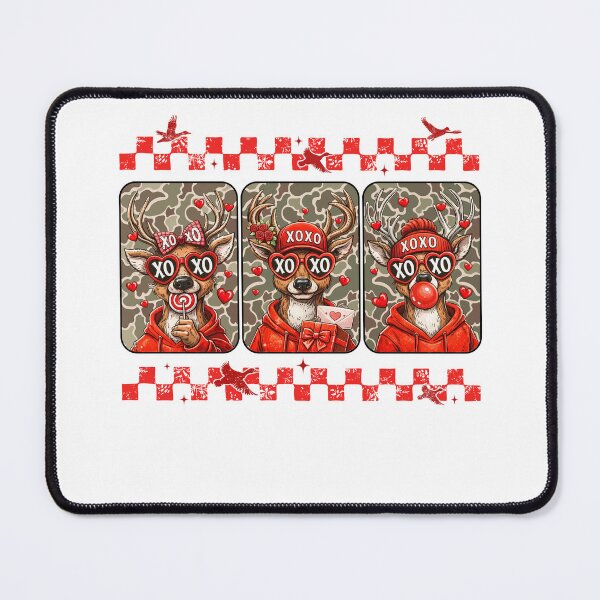 Item preview, Preppy Buck Valentine, Be Mine , Funny Valentine, Cupid Love, Couple designed and sold by vintagearttee.