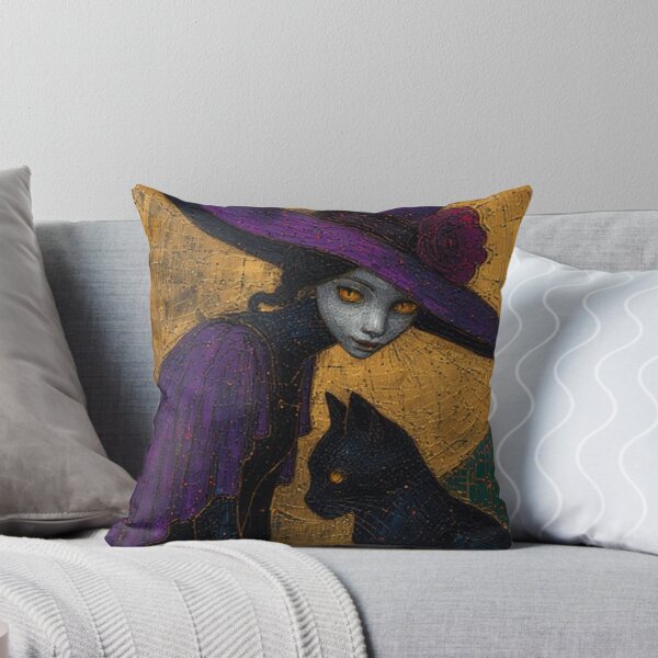 Item preview, Abstract Witch and Her Cat designed and sold by TheDarkWardrobe.