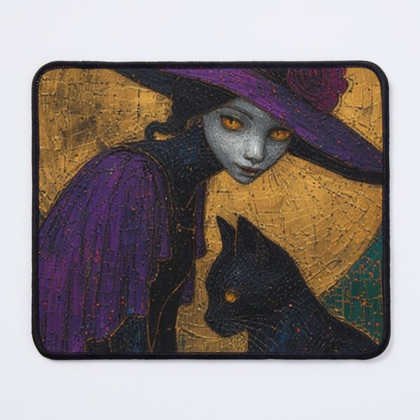 Item preview, Abstract Witch and Her Cat designed and sold by TheDarkWardrobe.