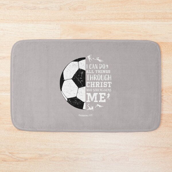 Item preview, Christian Soccer Faith Bible Verse Philippians 413 designed and sold by mjohnson9.