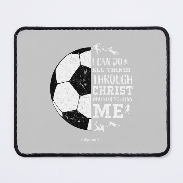 Item preview, Christian Soccer Faith Bible Verse Philippians 413 designed and sold by mjohnson9.