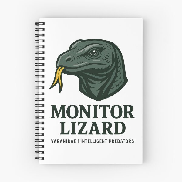 Item preview, Monitor Lizard Intelligence – Varanidae Apex Reptile designed and sold by WildlifeInc.