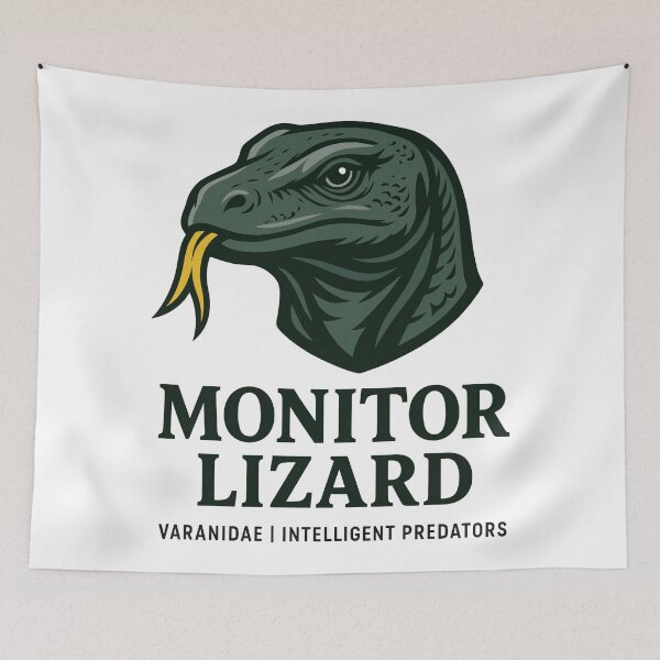 Item preview, Monitor Lizard Intelligence – Varanidae Apex Reptile designed and sold by WildlifeInc.