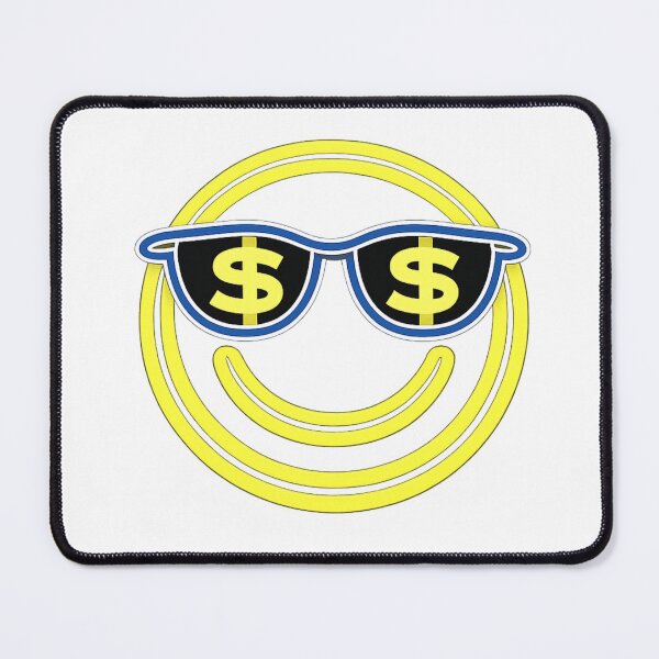 Item preview, Money Eyes Smiley Face – Dollar Sign Sunglasses Emoji Design designed and sold by GoldenDreamGallery.
