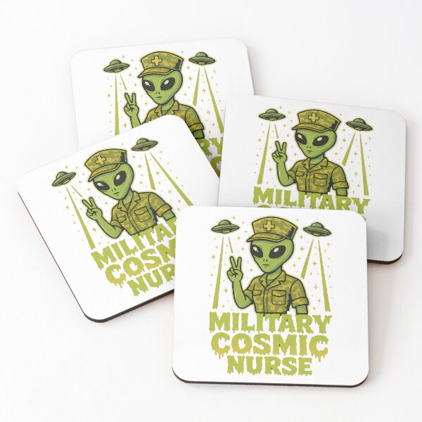Item preview, Military Cosmic Nurse Alien – Space Medic Camo Uniform Design designed and sold by ClinicalHubs.