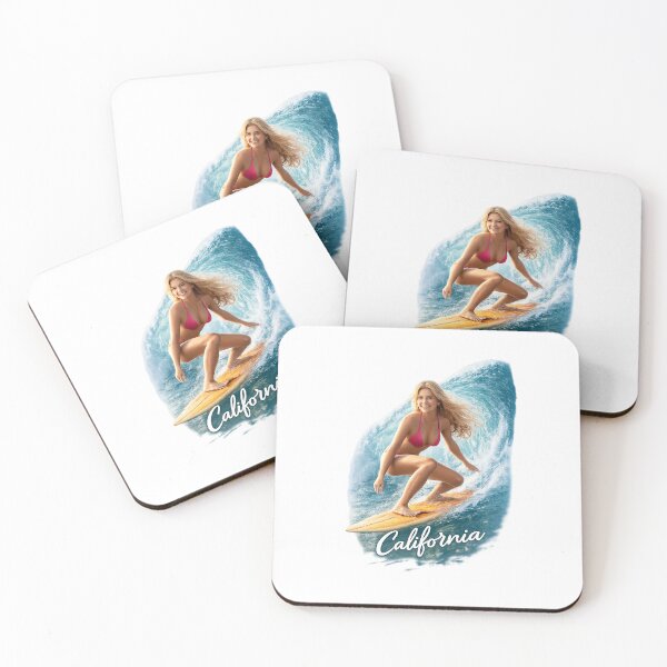 Item preview, Surfer on the California wave designed and sold by Taoufik79-shop.