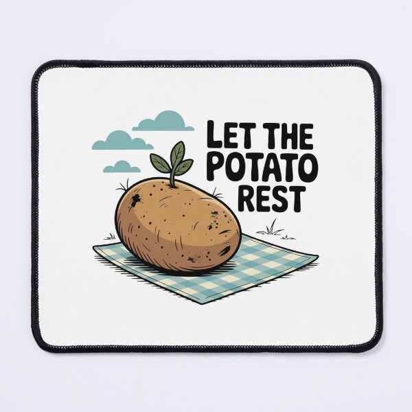 Item preview, Let The Potato Rest Cute Illustration designed and sold by MonkiFlipp.