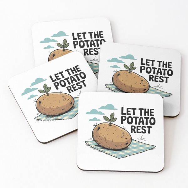 Item preview, Let The Potato Rest Cute Illustration designed and sold by MonkiFlipp.