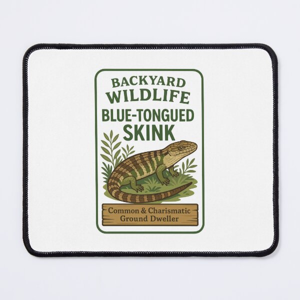 Item preview, Blue-Tongued Skink Backyard Icon – Tiliqua Species designed and sold by WildlifeInc.