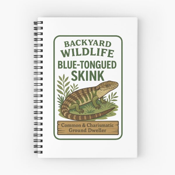 Item preview, Blue-Tongued Skink Backyard Icon – Tiliqua Species designed and sold by WildlifeInc.