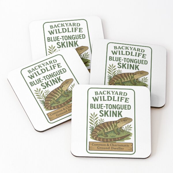 Item preview, Blue-Tongued Skink Backyard Icon – Tiliqua Species designed and sold by WildlifeInc.