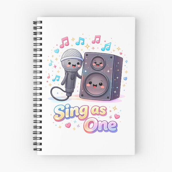 Item preview, Microphone and Speaker – Sing as One Illustration designed and sold by SoulenCify.