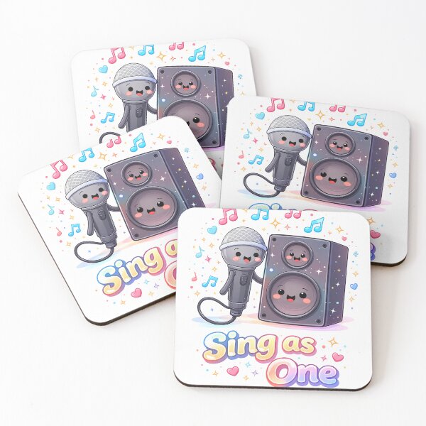 Item preview, Microphone and Speaker – Sing as One Illustration designed and sold by SoulenCify.