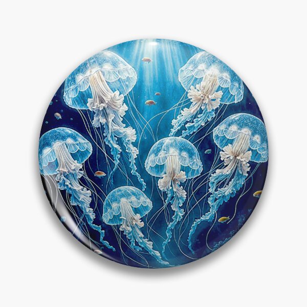 Item preview, Medusozoa, Meduza, Blue jellyfish float#9 designed and sold by Helios Be. Lavsh.