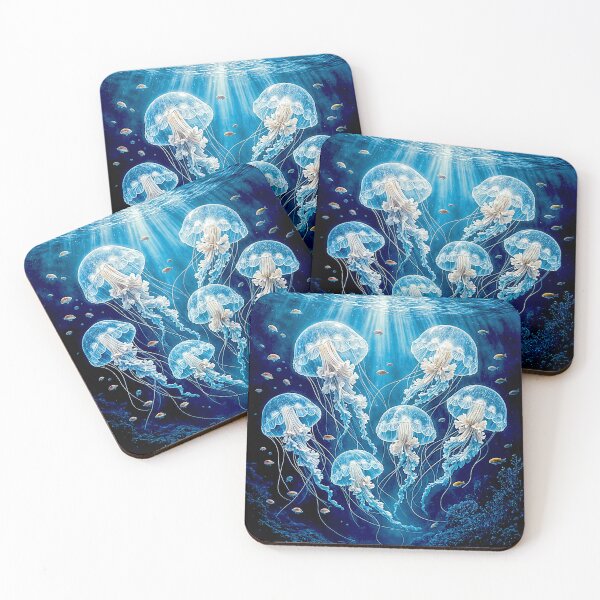 Item preview, Medusozoa, Meduza, Blue jellyfish float#9 designed and sold by Helios Be. Lavsh.