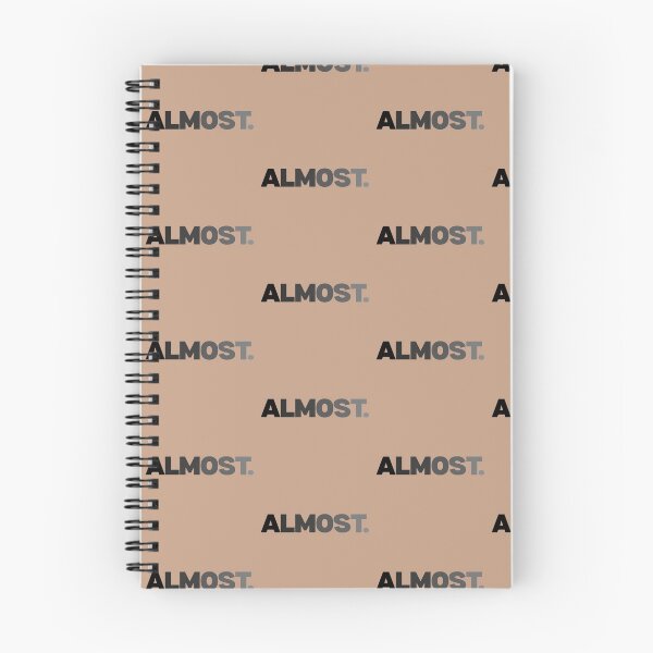Item preview, Almost – Fading Word Minimal Aesthetic Typography Design | Emotional Relatable Quote Art designed and sold by ArtisanBagel.