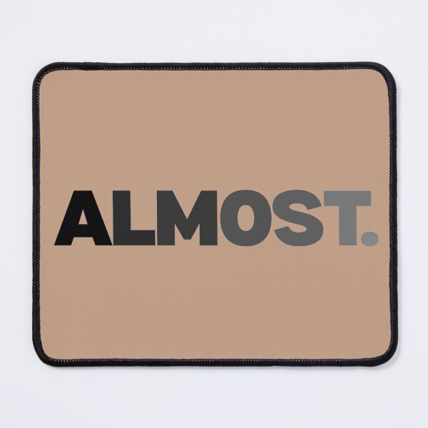Item preview, Almost – Fading Word Minimal Aesthetic Typography Design | Emotional Relatable Quote Art designed and sold by ArtisanBagel.